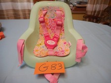 Fahrradsitz für Baby Born Puppe in Lindgrün   ( G  83 )