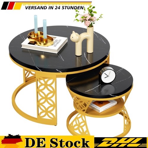 Couchtisch rund 2er set - rund,