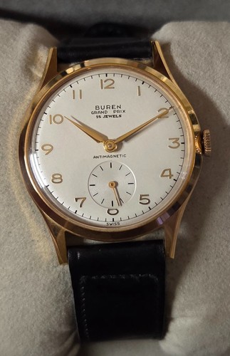 Vintage armbanduhr buren grand - buren,