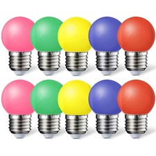 20x set farbige led e27 - 20x,