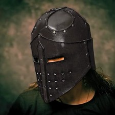 Mittelalter Tempelritter Helm
