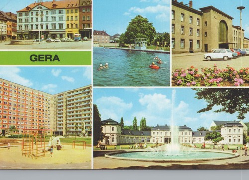Ddr ansichtskarte gera - ddr,