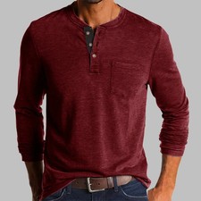 Neu herren henley shirt - henley, t-shirt