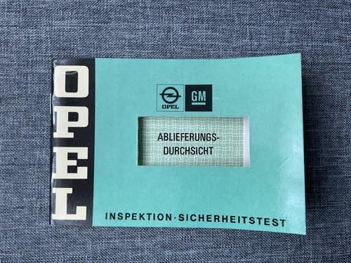 Opel bedford blitz - blitz, serviceheft