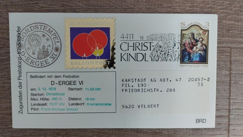 Ballonpost österreich 1978 - Österreich,