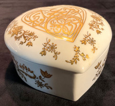Rare Heart Shaped Trinket Box