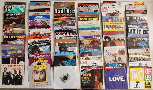 100x vinyl single sammlung - vinyl,