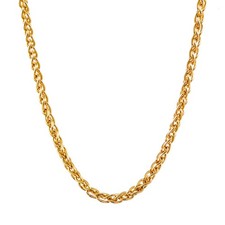 Goldkette Zopfkette Halskette