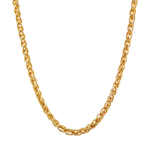 Goldkette zopfkette halskette - zopfkette,