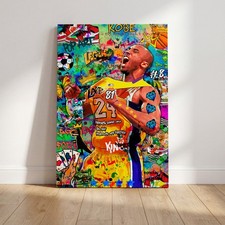 Kobe Bryant Wandbild Pop-Art