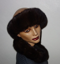 Nerz Pelz Stirnband Echtfell