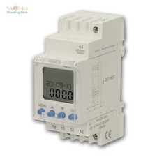 Digitale Zeitschaltuhr 1 o 2 Kanal 230V für Hutschiene Zählerschrank DIN-Schiene