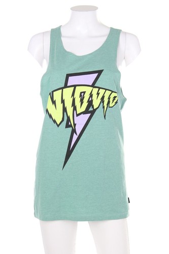 Viovio top logo print mint - top,