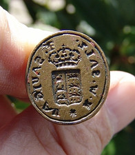 ANTIKE PETSCHAFT, ADELSKRONE / WÜRT. WAPPEN / SAULGAU / K.W. SALZ  17. / 18.JHD