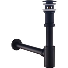 Schwarzer Design Siphon mit