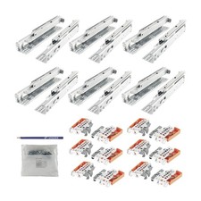 Blum Tandem plus Blumotion Vollauszug 560H, 350mm mit Kupplung für 6 Schubladen