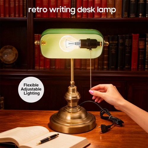 Traditionelle bankerlampe - traditionelle,