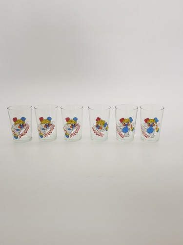Popples trinkglas 80er - popples, 6x