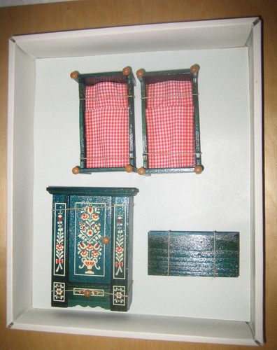 Puppenstubenmöbel schlafstube - puppenstubenmöbel,