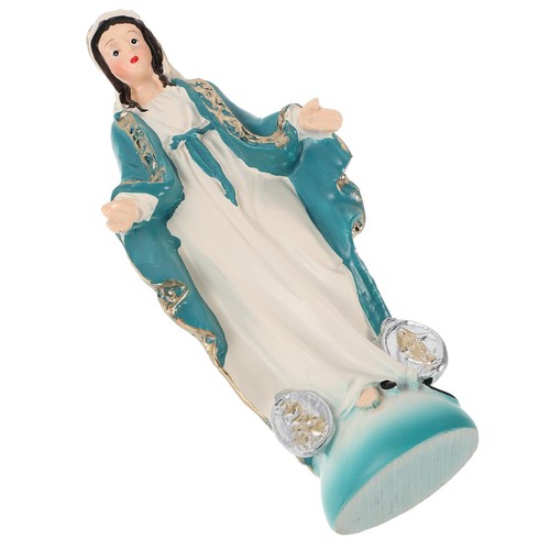 Heilige marienstatue mit - heilige, hoher