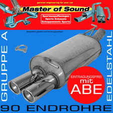 MASTER OF SOUND EDELSTAHL AUSPUFF FÜR AUDI A8 D2 3.7L V8 4.2L V8 S8