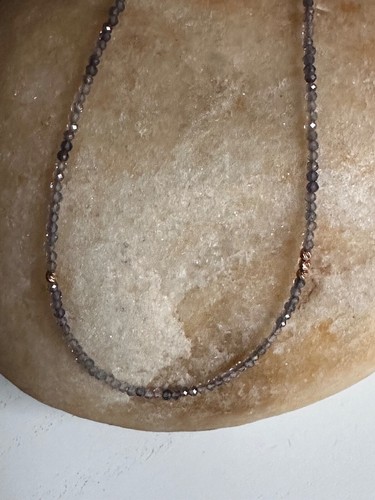 Blue iolite beads kette mit - iolite,
