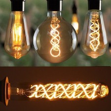 E27 Edison Vintage LED Lampe Filament Nostalgie Glühbirne Retro Bulbs Tkiquptmrm