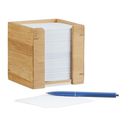 Zettelbox bambus zettelkasten - zettelbox,