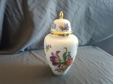 Deckelvase, Wunsiedel Retsch Goldrand Blumen