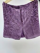 Seidenkurzrock Gr M-L, Crepe de Chine, 100%Seide, handbemalt, Dehnbund -2x54cm