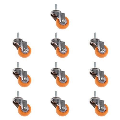 Lenkrollen mit bremse - m8,