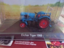 Hachette # 19 Eicher Tiger 1960 Blau - Rot in Vitrine mit OVP  1:43