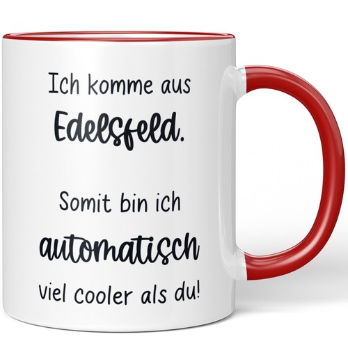 Ich komme aus - , somit
