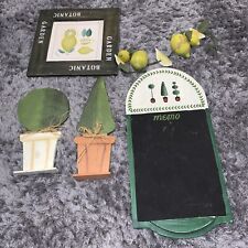 Buchsbaum grün Deko Zitrone Memobord Bild Konvolut