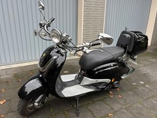 Nostalgie Roller ZN125T-E schwarz/chrome 125ccm 6 kw 6.964 km TÜV 5/2026