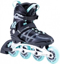 K2 Alexis 84 Pro Inline Rollschuhe 34 Black/Cyan