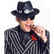 Schwarzer Mafia Hut Gangster