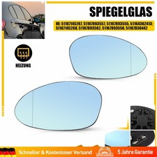 Spiegelglas BMW 1er E81 E87 3er E90 E91 links + rechts SET SATZ Spiegelgläser