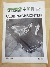 CLUB NACHRICHTEN - AUTO UNION