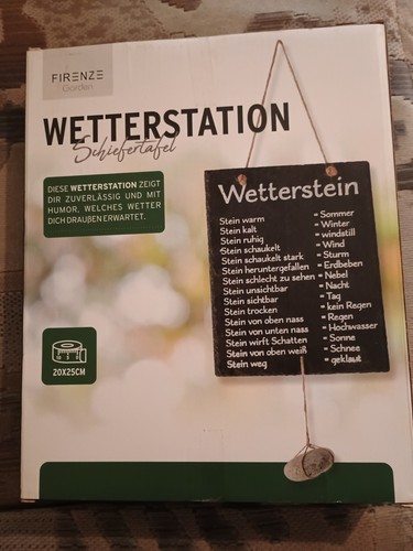 Wetterstation stein auf - stein,