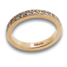 Halbmemory Ring 585 Gold 14 Karat Gelbgold Diamant Niessing Damen Wert 1500,-
