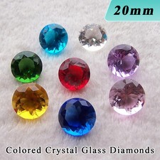 20mm Farbige Kristall Glas