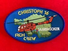 Abzeichen Rettungshubschrauber Christoph 16-Saarbrücken-RTH-Luftrettung-BO105