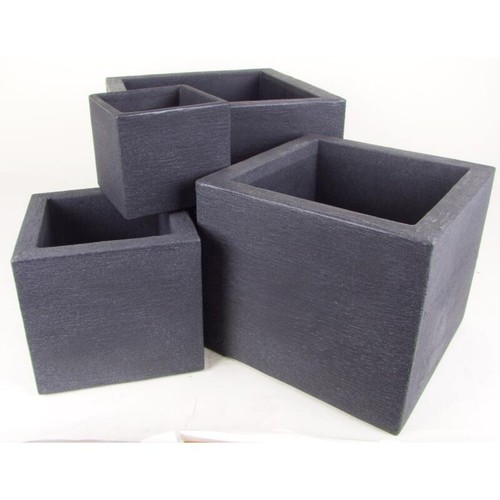 4er set pflanzenkübel kubus - 4er, "kubus"