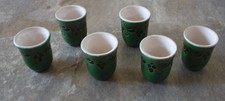 6  Schnapsbecher Stamperl Ton