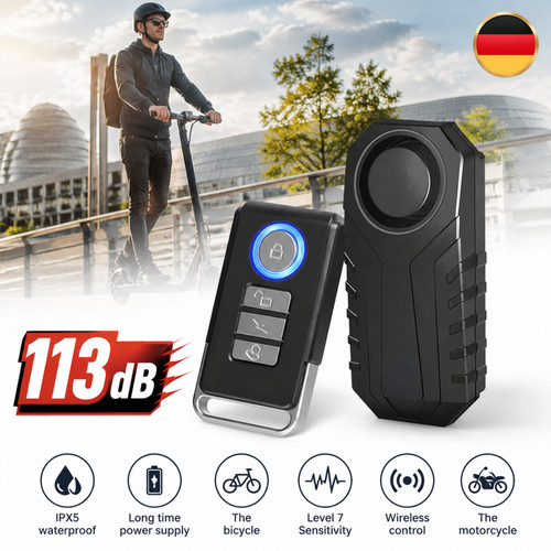 Fahrrad alarmanlage drahtlos - fahrrad,