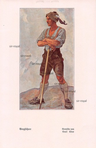 Bergführer emil eber 1922 - bergführer,