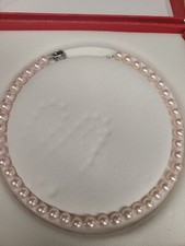 925 16" Schnur rosa Perlen