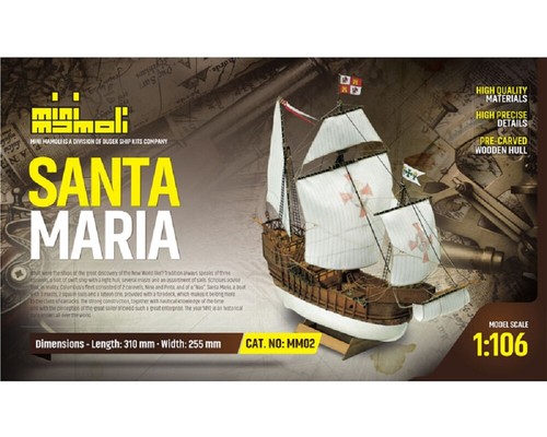Mini mamoli segelschiff santa - mamoli,