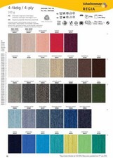 100g Regia uni 4fach 4fädig Sockenwolle Sockengarn Strumpfgarn 57,50€/kg